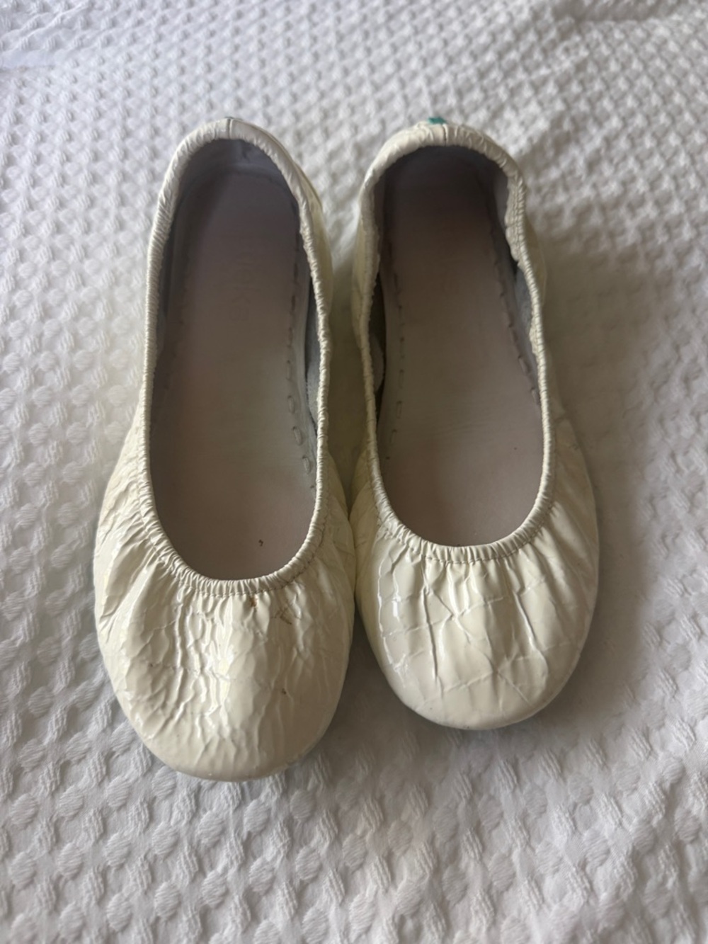 TKEES white Ballet Flats